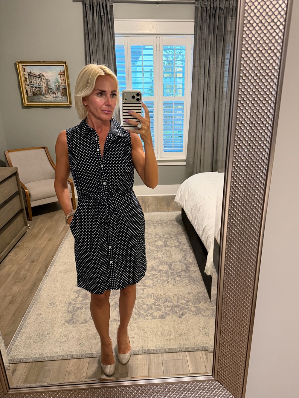 Tommy Hilfiger Polka Dot Shirt Dress